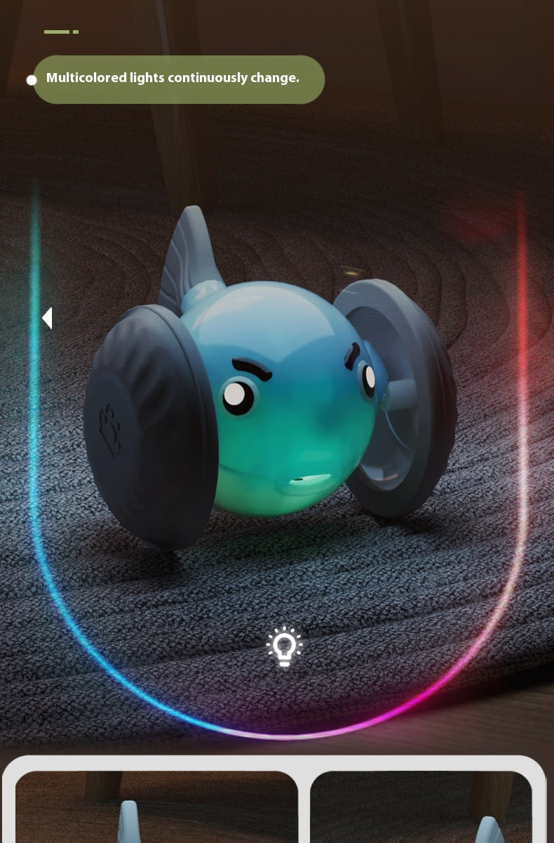Electric Rolling Pet Toy Car | Interactive Play
