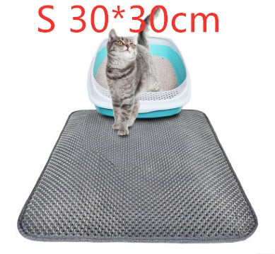 Honeycomb Cat Litter Mat, Waterproof Litter Trapper - photo 3