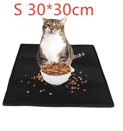 Honeycomb Cat Litter Mat, Waterproof Litter Trapper - photo 4