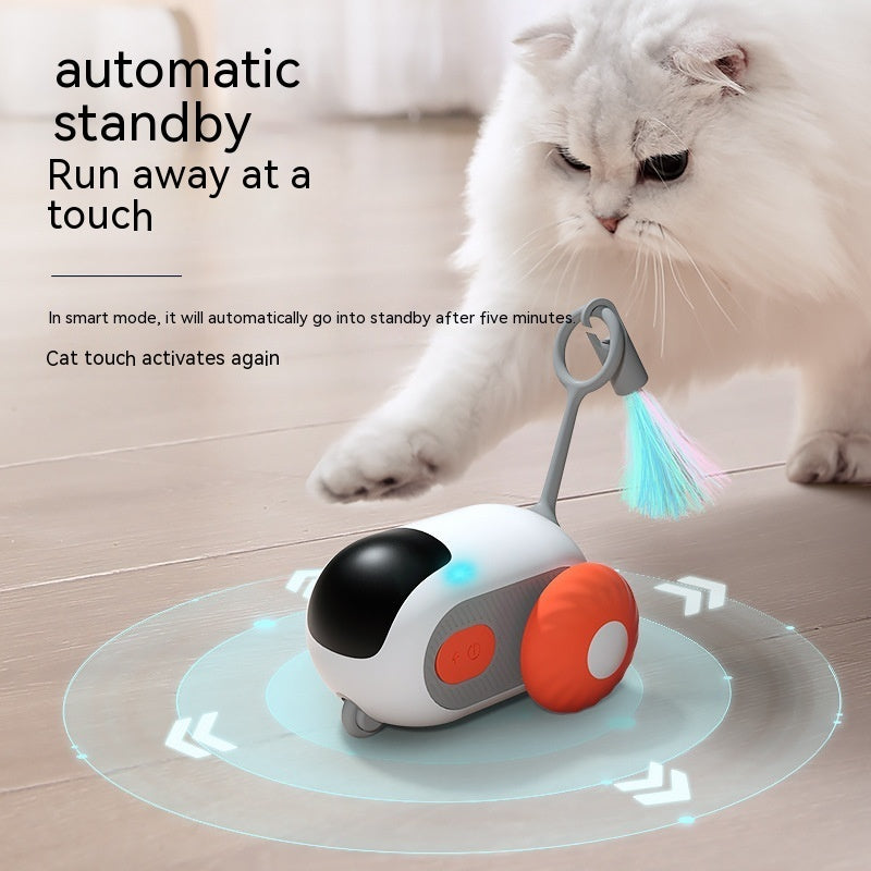 Interactive Cat Toy Car with Remote & Auto Mode - photo 7