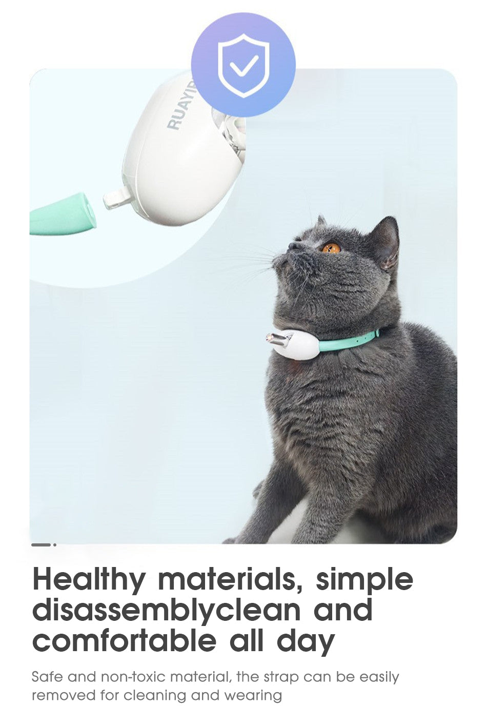 Smart Laser Cat Toy Collar - Interactive Play