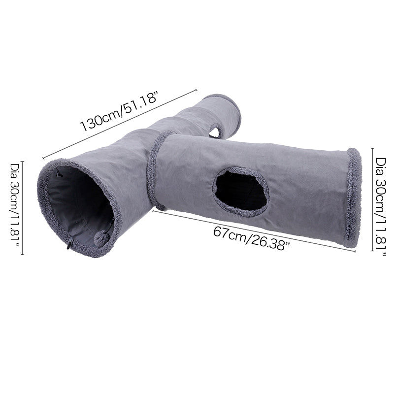 Collapsible Cat Play Tunnel for Playful Fun - photo 2