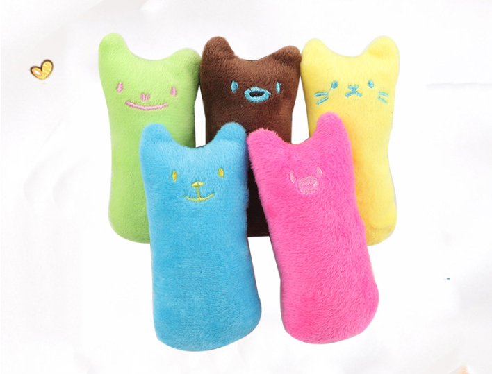 Catnip Plush Thumb Pillow - Interactive Cat Toy