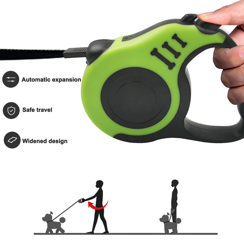 Retractable Dog Leash | Hands-Free Control