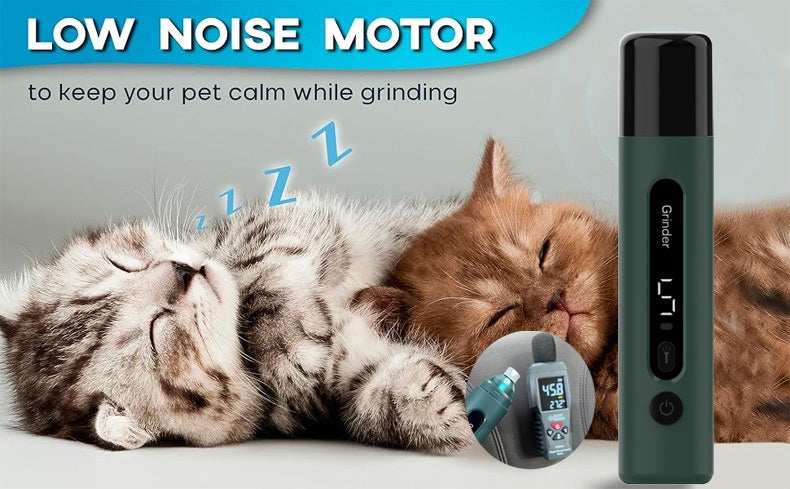 Dog Nail Grinder | Rechargeable Electric Trimmer
