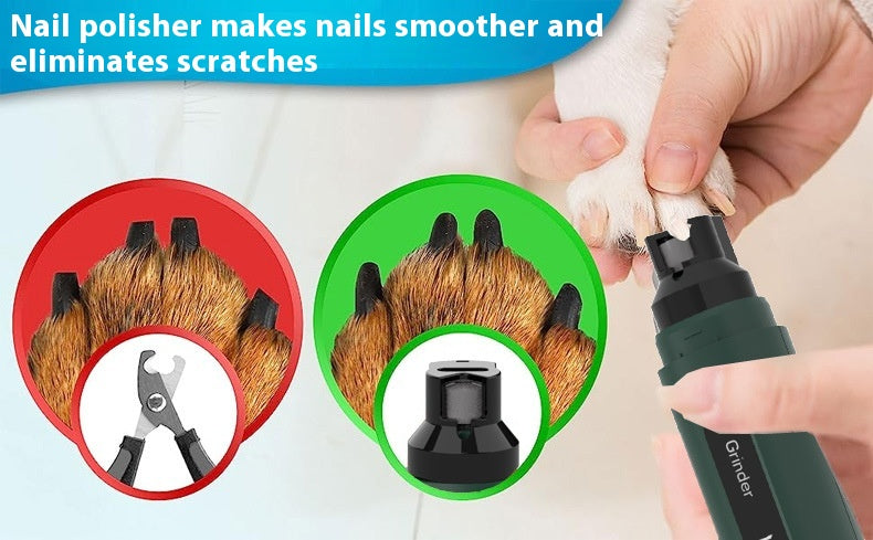 Dog Nail Grinder | Rechargeable Electric Trimmer