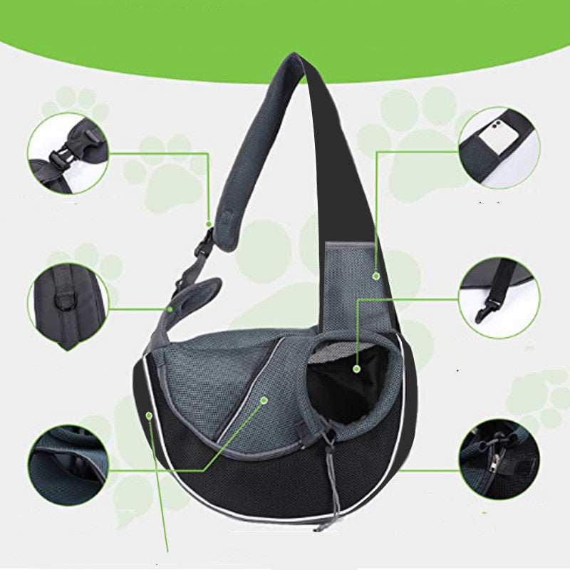 Pet Carrier Crossbody | Hands-Free Design