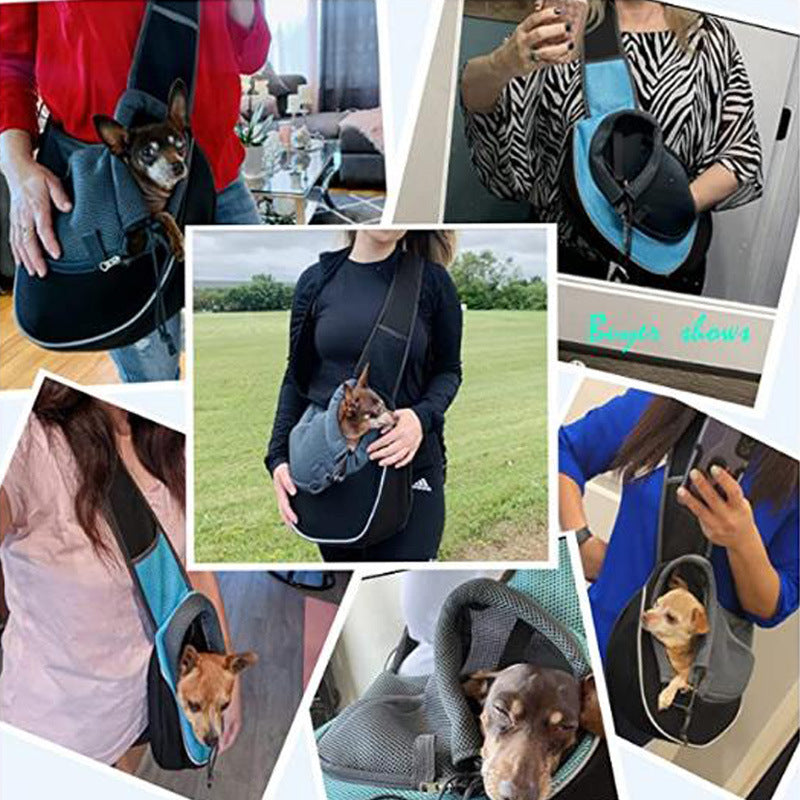 Pet Carrier Crossbody | Hands-Free Design