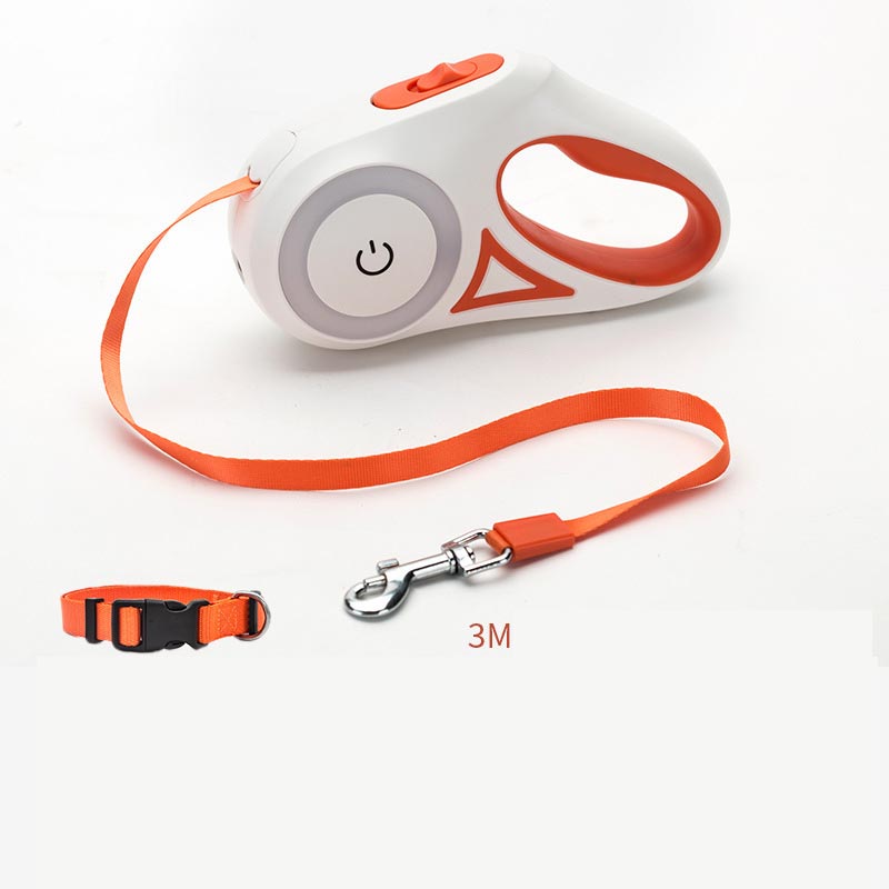 Dog Leash with LED Light - Hands Free