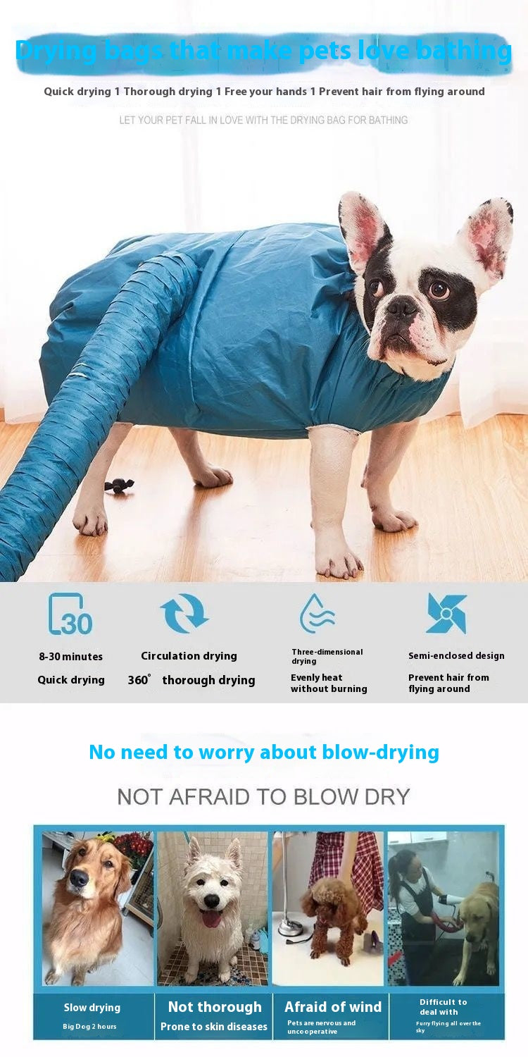 Pet Bath Bag | Fast-Drying Design