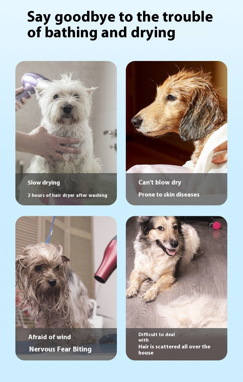 Pet Bath Bag | Fast-Drying Design