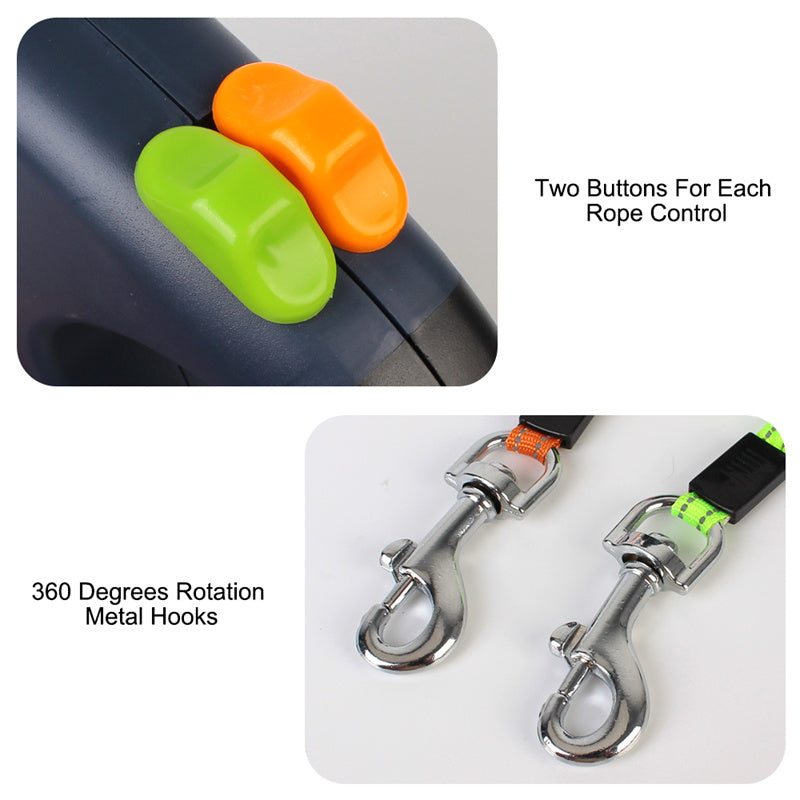 Reflective Dog Leash Retractable Small
