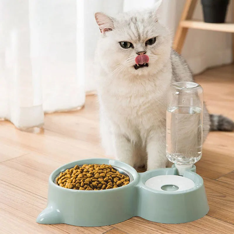 Automatic Food & Water Feeder Bowl for Dogs & Cats - photo 2