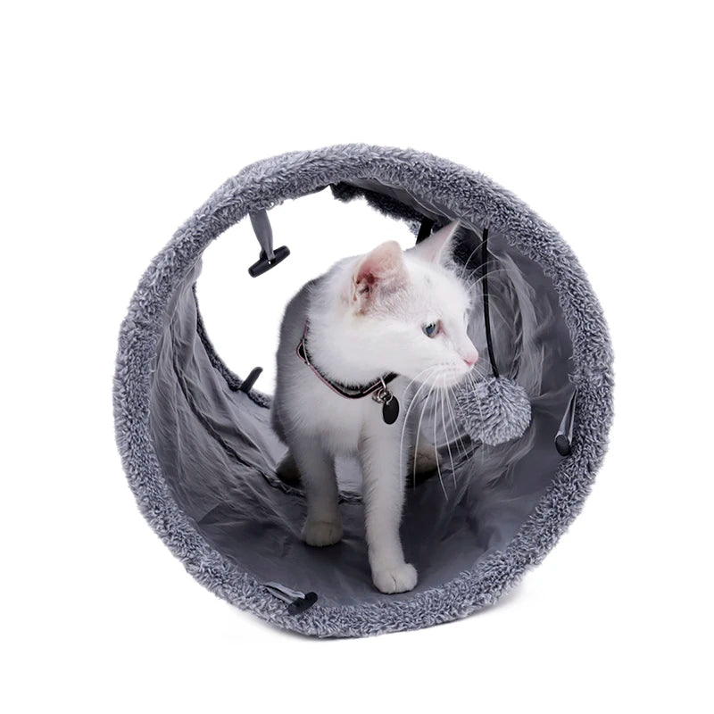 Collapsible Cat Play Tunnel for Playful Fun - photo 7