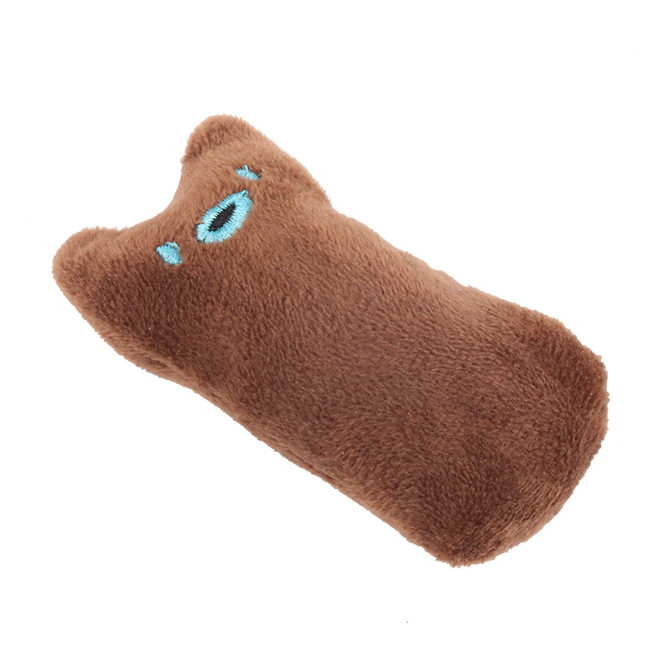 Catnip Plush Thumb Pillow - Interactive Cat Toy
