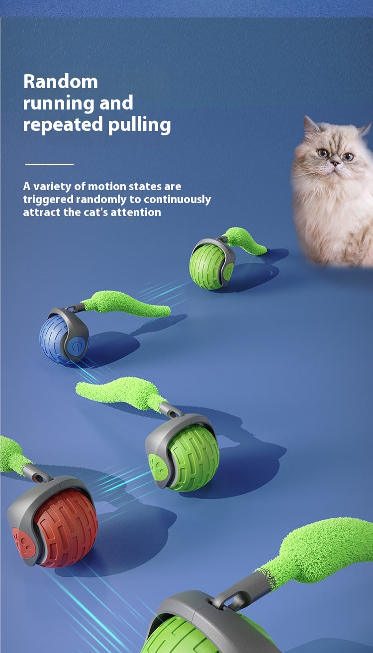 Interactive Auto-Rolling Cat Toy, USB Rechargeable - photo 13