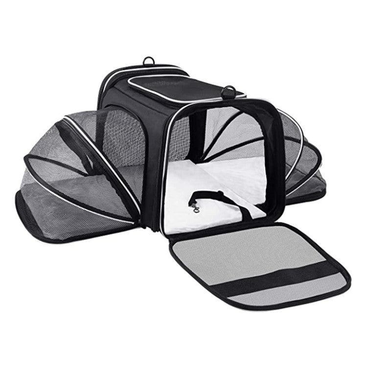 Expandable Foldable Cat Carrier for Comfortable Travel - photo 8