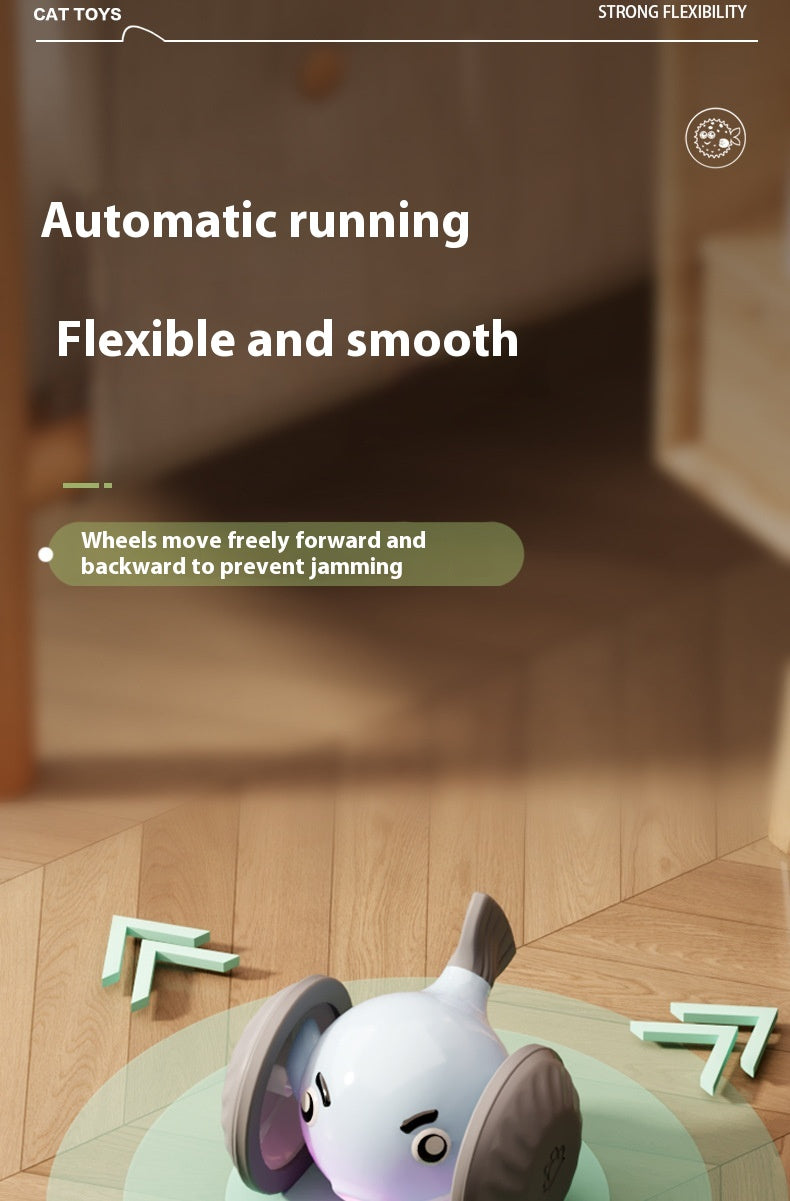 Electric Rolling Pet Toy Car | Interactive Play