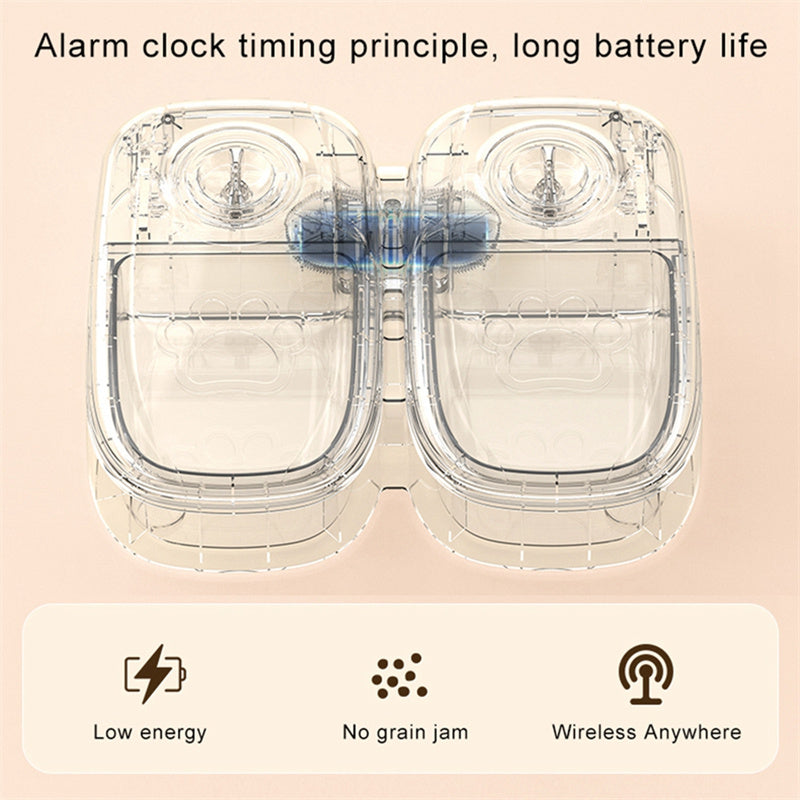 Automatic Pet Feeder | Stainless Steel Bowl