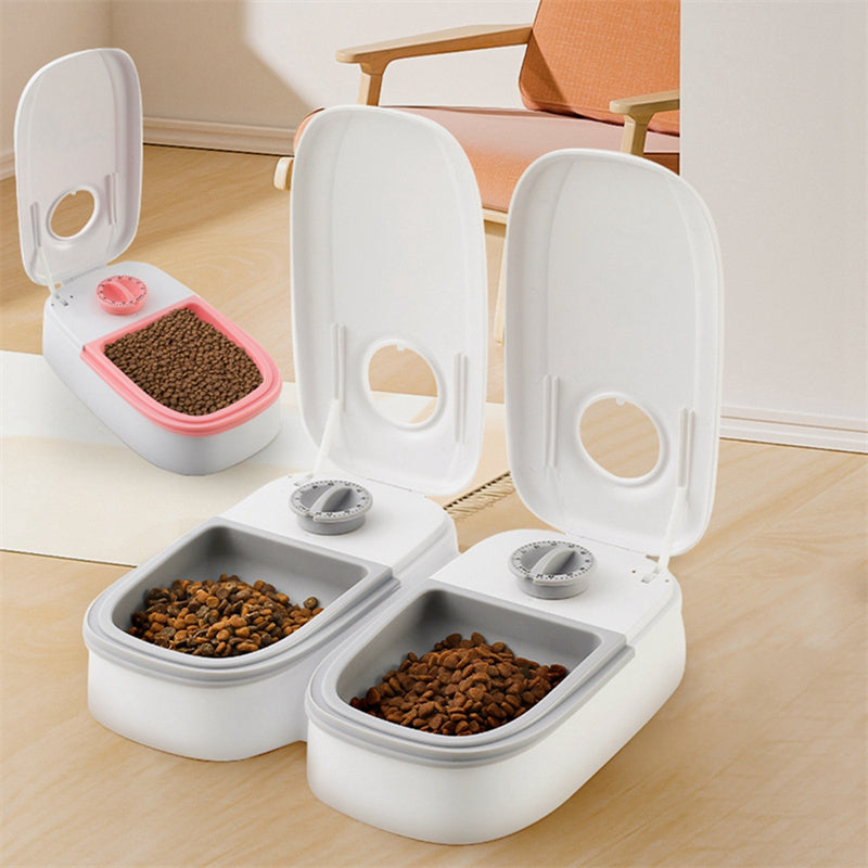 Automatic Pet Feeder | Stainless Steel Bowl