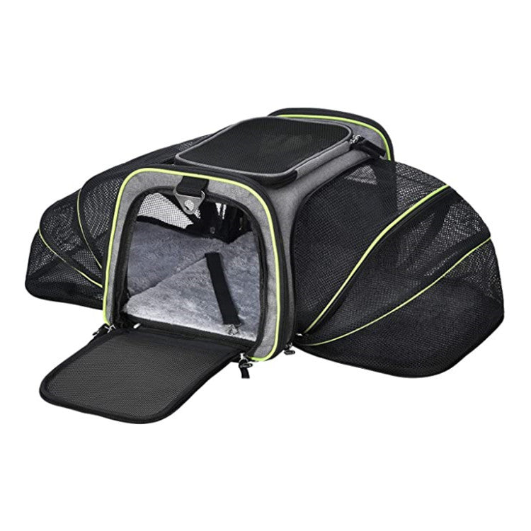 Expandable Foldable Cat Carrier for Comfortable Travel - photo 6