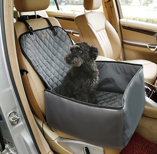 Waterproof Pet Car Seat Cover for Mud & Hair Protection - photo 1