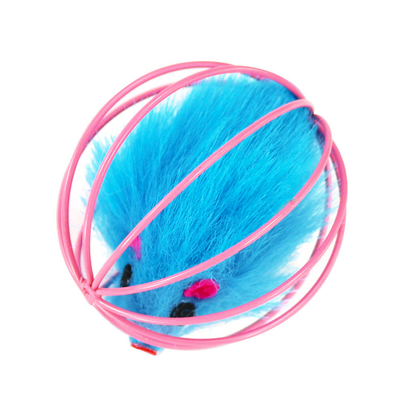 Plush Cage Mouse Cat Toy for Playful Cats - photo 9