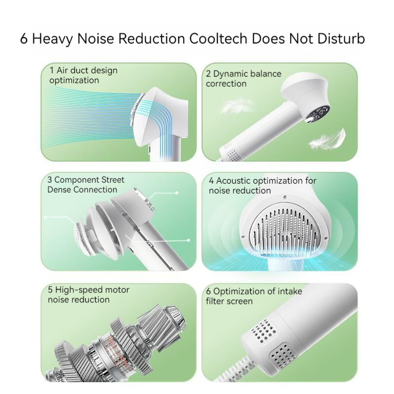 Smart Pet Hair Dryer with Built-In Comb for Dogs & Cats - photo 2