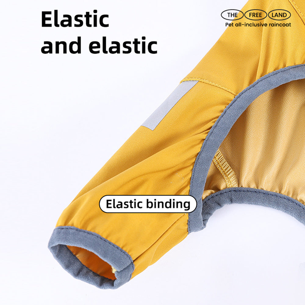 Reflective Waterproof Dog Raincoat for Rainy Walks - photo 2
