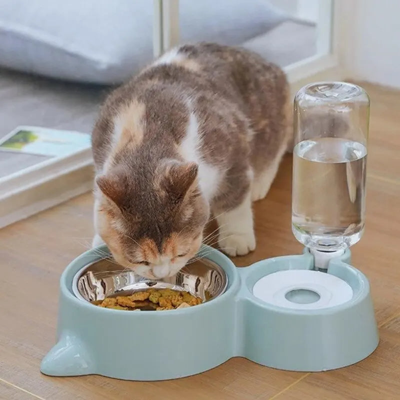 Automatic Food & Water Feeder Bowl for Dogs & Cats - photo 1