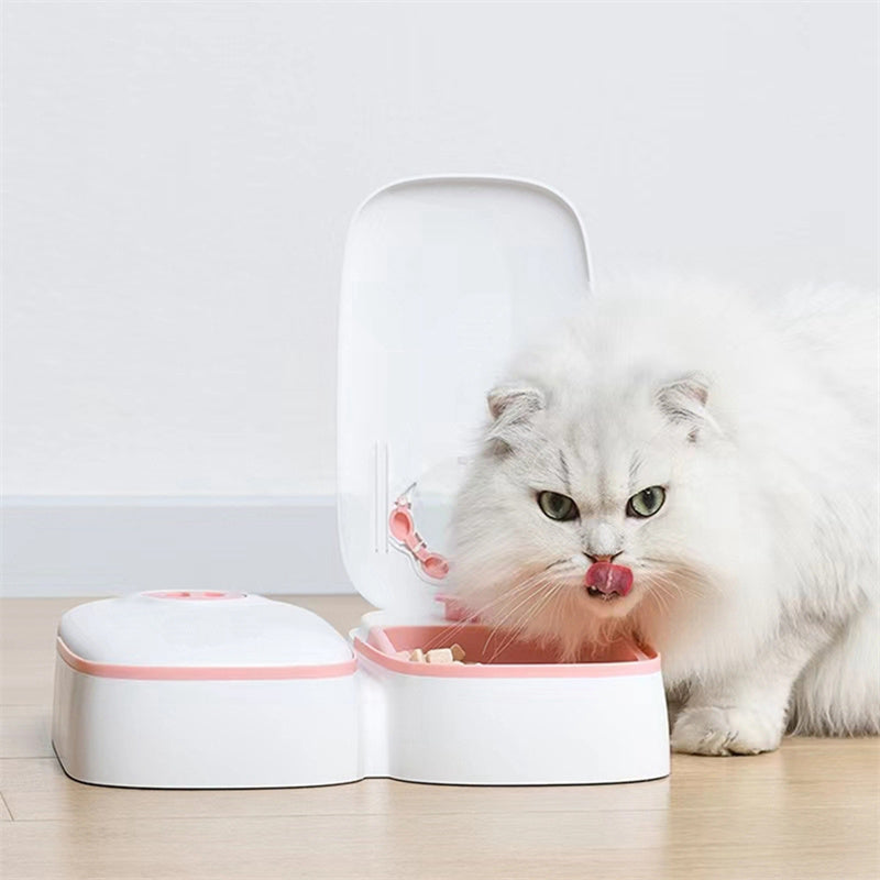 Automatic Pet Feeder | Stainless Steel Bowl