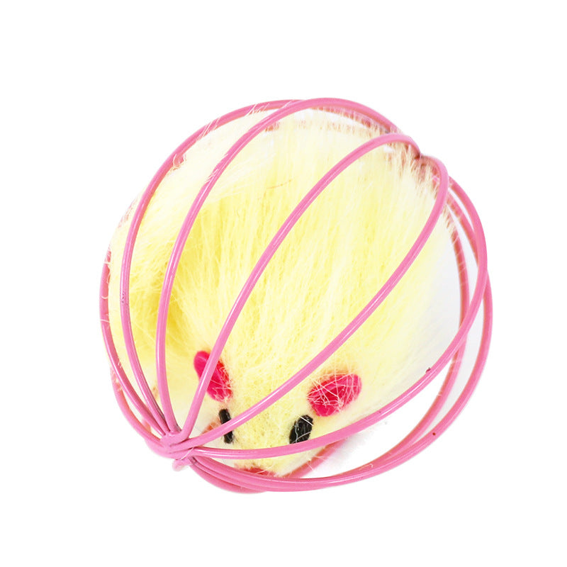 Plush Cage Mouse Cat Toy for Playful Cats - photo 5