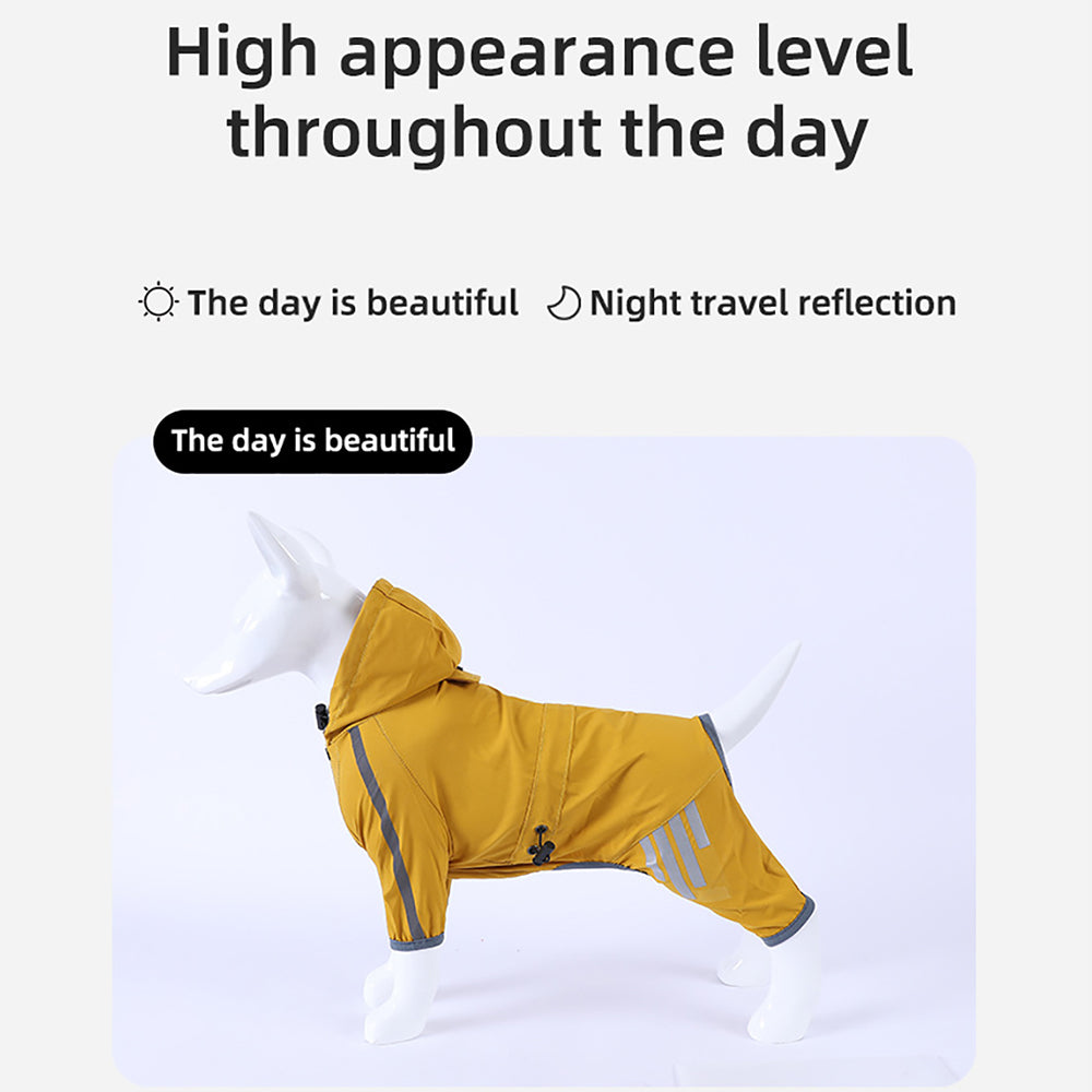 Reflective Waterproof Dog Raincoat for Rainy Walks - photo 5