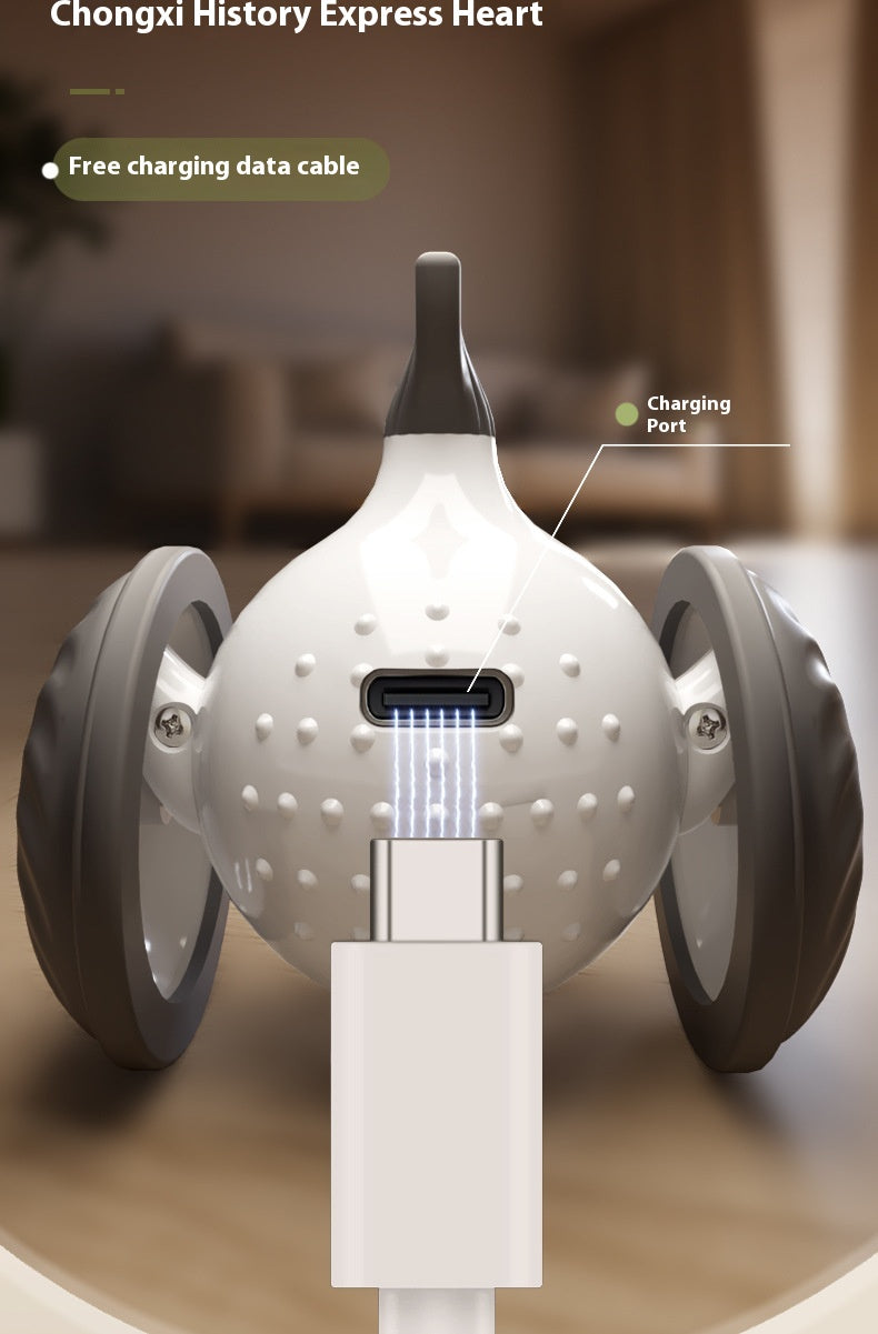 Electric Rolling Pet Toy Car | Interactive Play