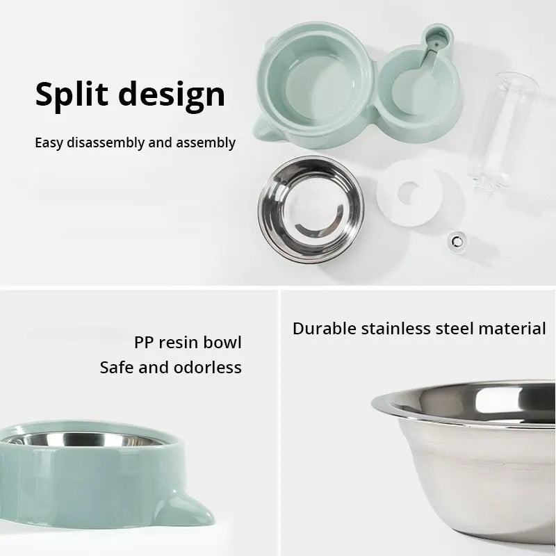 Automatic Food & Water Feeder Bowl for Dogs & Cats - photo 4