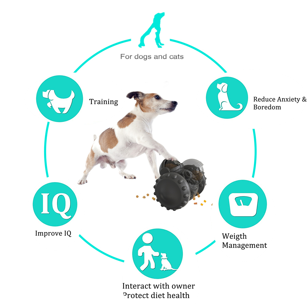 Interactive Slow Feed Pet Bowl