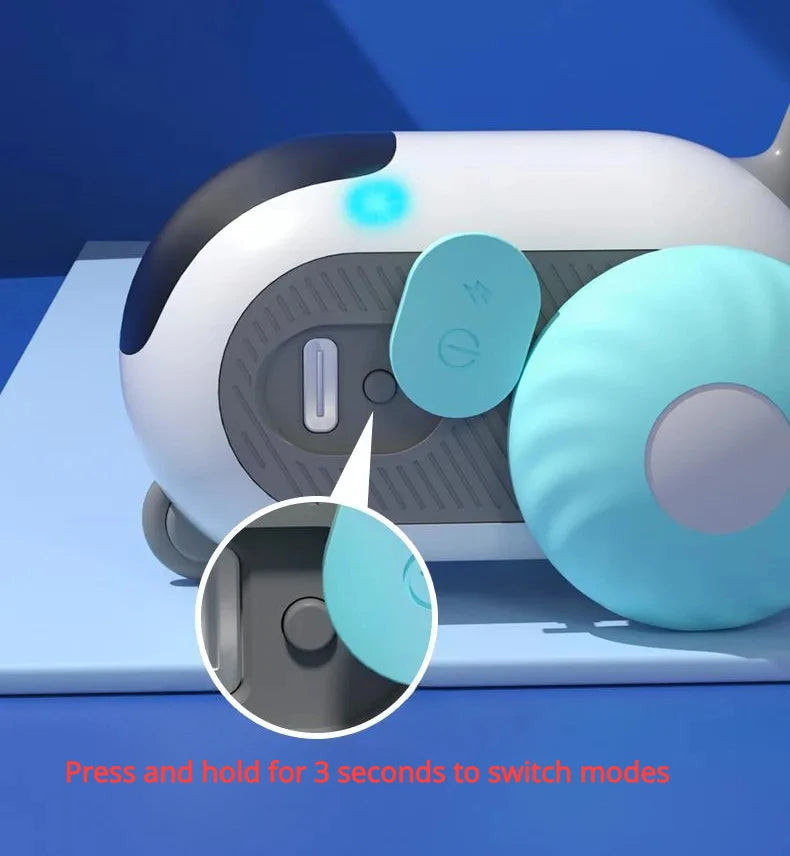 Interactive Cat Toy Car with Remote & Auto Mode - photo 3