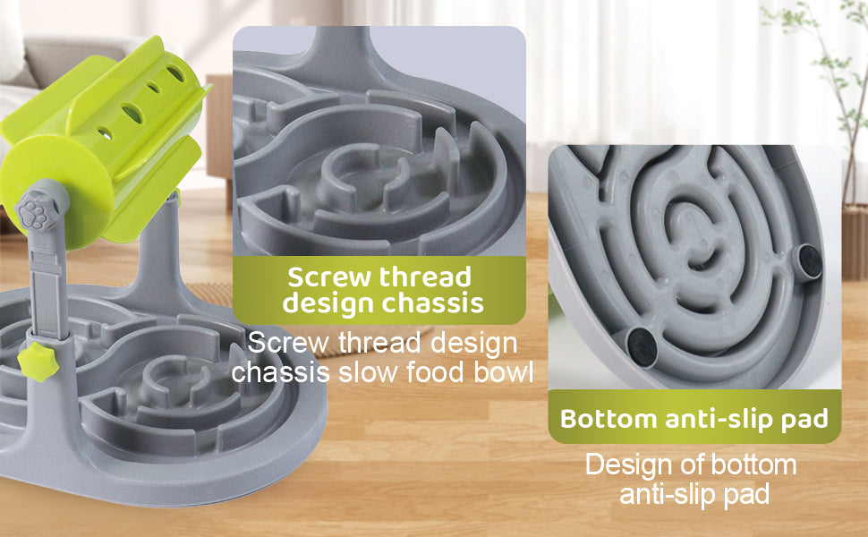 Puzzle Slow Feeder Bowl | Anti-Gulp
